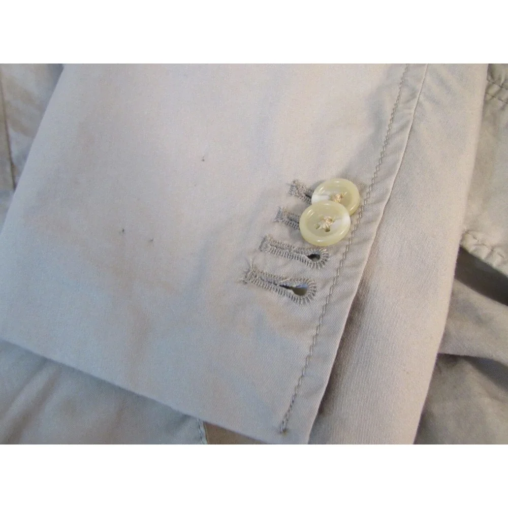 Banana Republic Mens Khaki Tan  100% Cotton Patch Pocket‎ Blazer Sz 42R